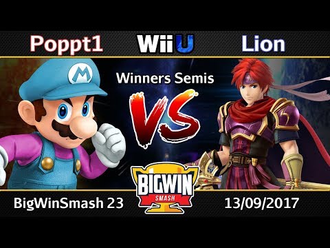 BigWinSmash 23 - Winners Semis - Poppt1 (Mario) v Lion (Roy)