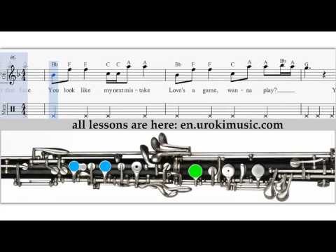How to Play Oboe Taylor Swift - Blank Space - Sheet Music Tutorial Lesson
