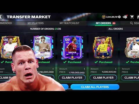 My Biggest Squad Upgrade Journey — Reaching Max OVR in FC Mobile