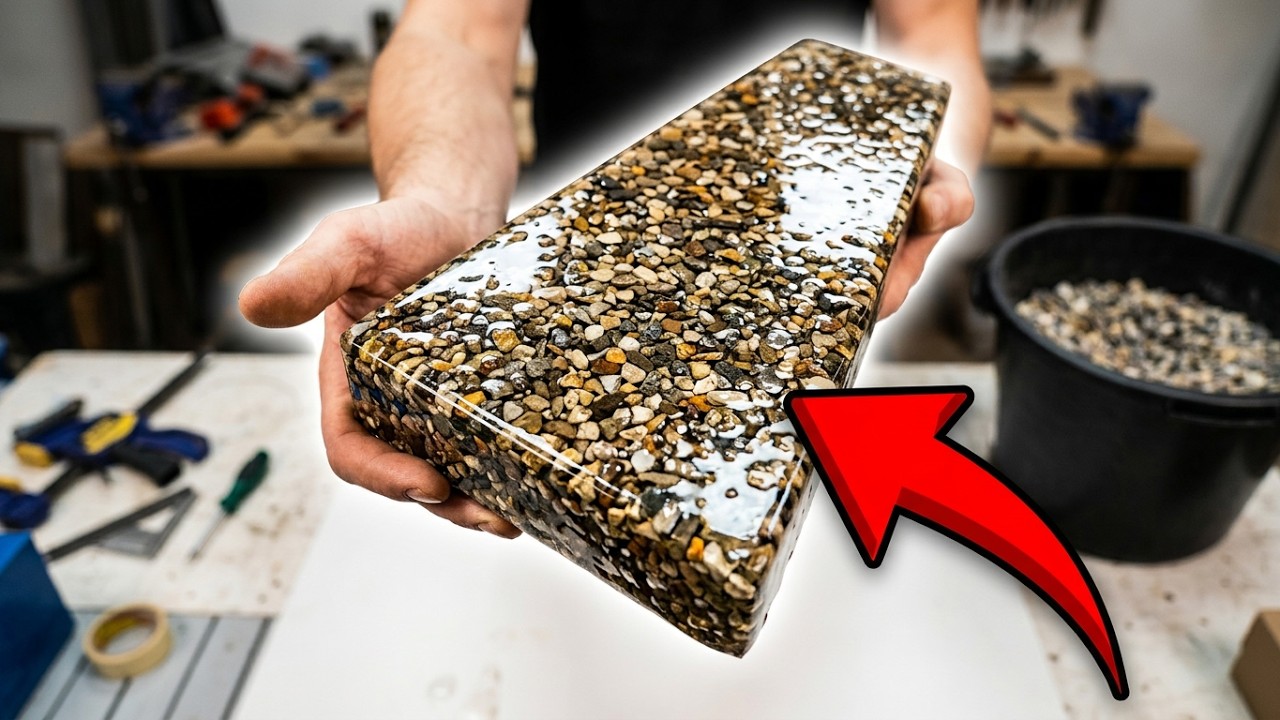 How to turn a bucket of old gravel into unusual furniture! NOT LIKE EVERYONE ELSE