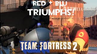 Team Fortress 2 OST- Red + Blu Triumphs! (With Perfect Transition.)