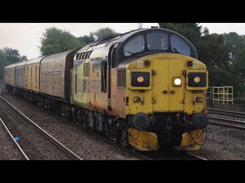 37099 on an ultrasonic test train, mega thrash and tones.