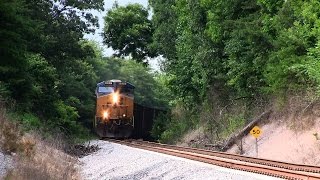 preview picture of video 'CSX 931 at Alcoa (20JUL2014)'