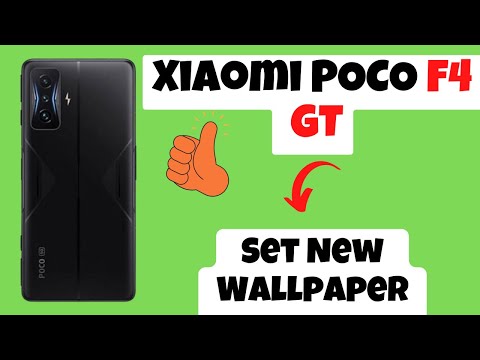 Xiaomi POCO F4 GT Wallpaper Change || Set New Wallpaper