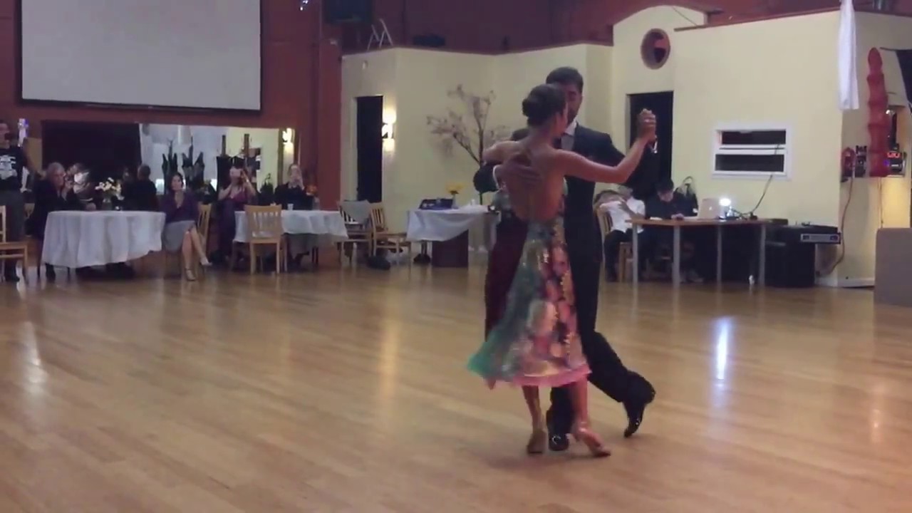 Damian Mechura and Veronica Vasquez perform at the Allegro Ballroom 2 of 3
