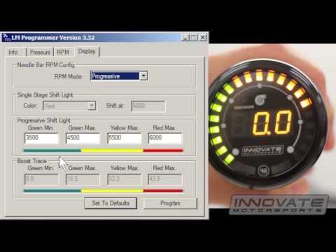 Innovate Motorsports: MTX Series "Dual Function" Boost / Shift Light Gauge Setup