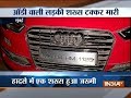Girl driving a luxury car injures a man in Mumbai