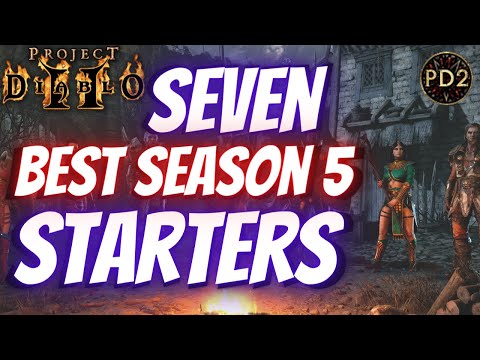 Seven Of The BEST Season 5 Starters In Project Diablo 2 (PD2)!