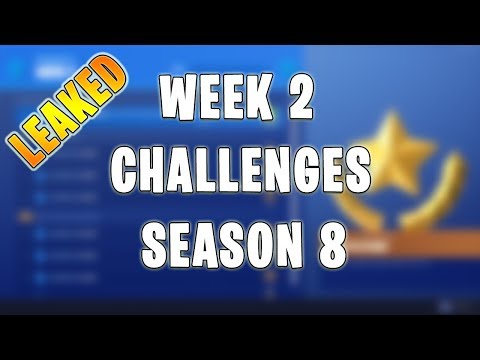 FORTNITE SEASON 8 - WEEK 2 CHALLENGES