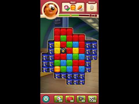 Toon Blast Level 4873 - NO BOOSTERS 🐻🐺🐱 | SKILLGAMING ✔️