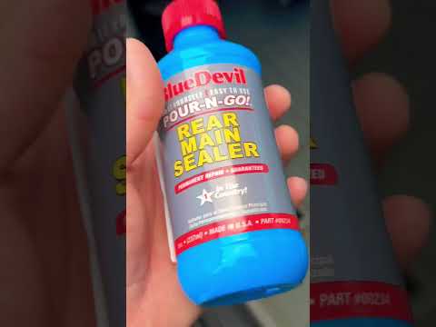 Blue Devil Rear Main Sealer actually works!!!🫢 #denali  #rearmainsealleaksolution