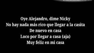 Alejandro Sanz, Nicky Jam - Back In the City (Letra/Lyrics)