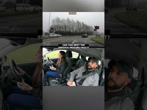 Can you spot why she failed her Driving Test? #Driving #Test #Fail
