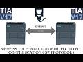 Siemens S7 1200 PLC Profinet Communication PUT GET TIA Portal
