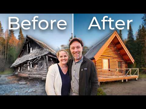 We REMODELED Our CABIN in 24 Minutes (Before + After)