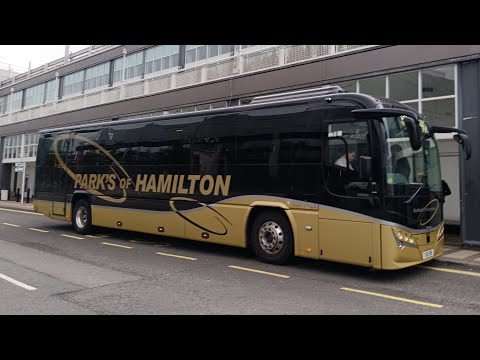 Park's of Hamilton Volvo B8R Plaxton Leopard KSK985 on service 902