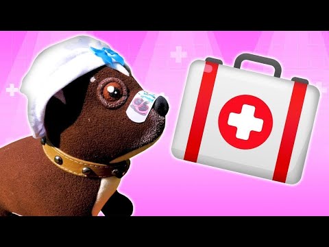 Игрушка собачка Шоколадка и аптечка! Мультики для детей Как Мама про игрушки