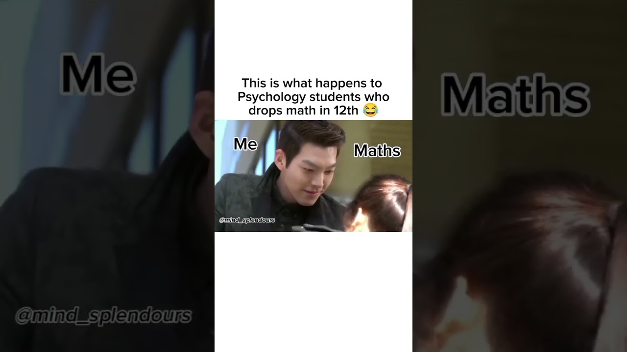You can't escape it.😶‍🌫️ #psychologystudent #kdrama #psychology #statistics #psychologymajor #shorts