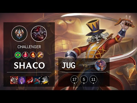 Shaco Jungle vs Lillia - BR Challenger Patch 10.16