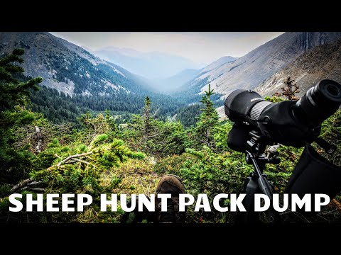 7 Day Sheep Hunt - Gear List - Pack Dump