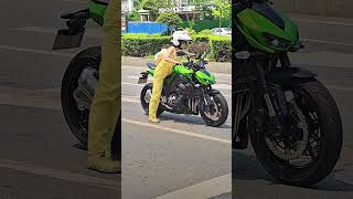 Download lagu She's small but extremely mighty 😅🥰 #motorcycle #viral #motovlog #bikeshort #trending #cute #shorts mp3