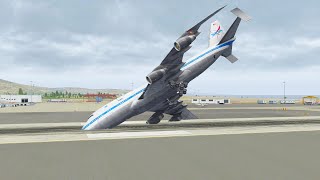 Crazy Pilot Makes Crashed Landing in Really Bad Weather | XP11