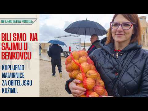 Što smo kupili na Sajmu u Benkovcu? Nevrijeme nas nije zaustavilo! CIJENE U BENKOVCU 2026.