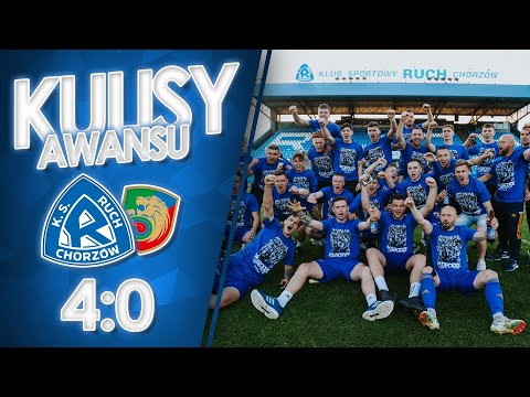 KULISY AWANSU DO 2 LIGI: Ruch 4-0 Miedź II Legnica (02.06.2021 r.)