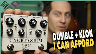 Video thumbnail for 2 Dumbles and 1 Klon in One Pedal... WHAT?? | Crazy Tube Circuits Unobtanium | Gear Corner by Kris Barocsi