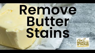 How to remove butter stains from clothes with Baking soda