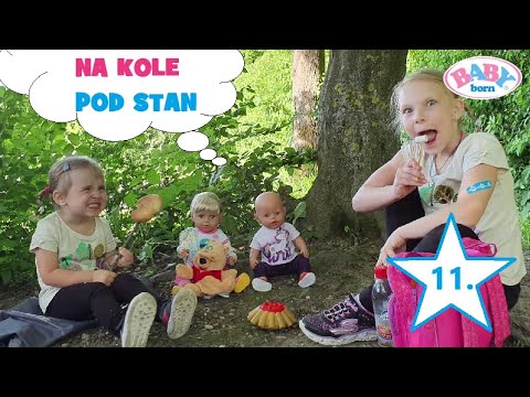 Kolo a kempování, pojď si hrát💕, 11.díl | Film s Baby born👶 a medvídkem Pů | Máma v Německu