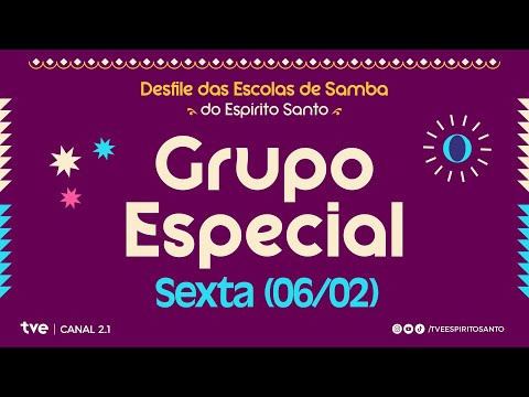 Desfile das Escolas de Samba do ES | Carnaval 2026 | Sexta - Grupo Especial | 06/02/2026 | 22h