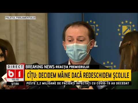 STIRI B1 ORA 10.00 DIN 1 FEBR 2021 - DECLARATIILE PRIMULUI MINISTRU CITU BUGETUL 2021 INTARZIE