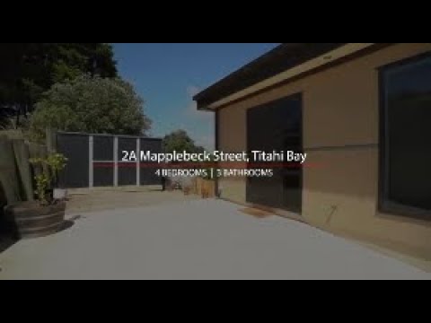 2A Mapplebeck Street, Titahi Bay, Porirua, Wellington, 4房, 3浴, 独立别墅