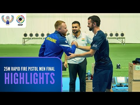 Highlights & Interviews | 25m Rapid Fire Pistol Men Final - ISSF World Championship Cairo 2025