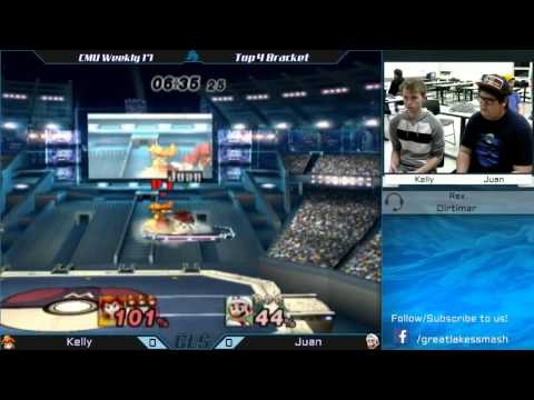 CMU Weekly 17 Winners Semis - Ekiele (Peach) vs. Chosen Juan (Mario/Roy)