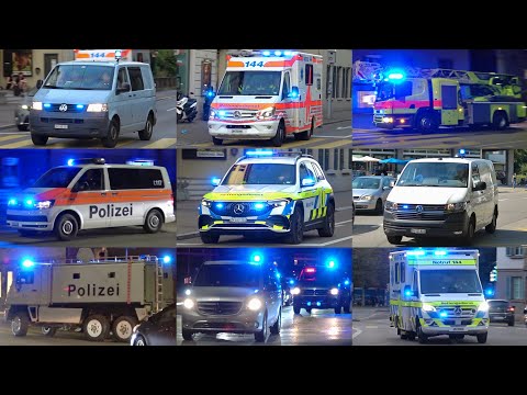 [STREETPARADE '25] Zurich Police, Ambulance & Fire in Full Action