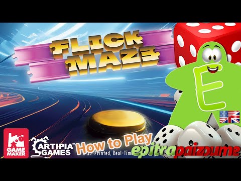 Flick Maze - How to Play Video (EN) by Epitrapaizoume