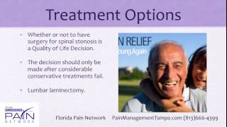 Spinal Stenosis Basics from a Top Tampa Pain Clinic (813) 666-4399