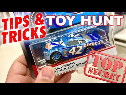 Disney Cars Toy Hunt - Tip #3 Secret Site Helped Me Find FOUR Metallic Cal Weathers!