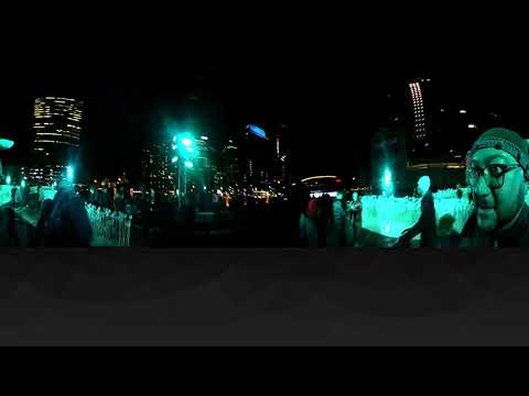 The Light Gardens at Epcor Tower - Nuit Blanche 2018 (360 Video)