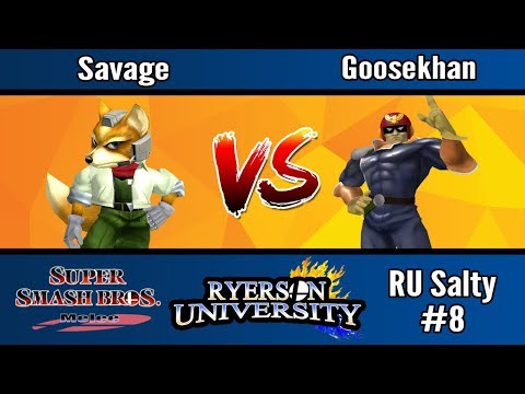 RU-Salty Summer 2018 #8 - Savage (Fox) vs Goosekhan (Captain Falcon) - Winners Round 3