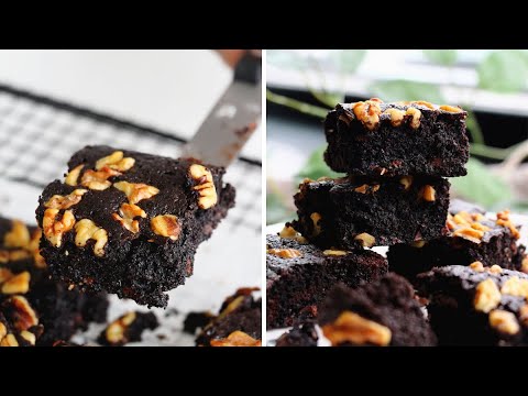 Dark Cocoa Walnut Chocolate Chip Brownies Recipe Video | Bakestarters Baking Kits