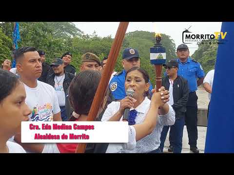 Llega a Rio San Juan la Antorcha de la Unión Centroameeicana. 