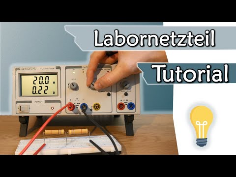 Tutorial Labornetzteil / DC Spannungsquelle: Bedienung & Strombegrenzung | Geräte #8