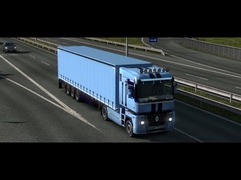 ETS2 1.36 Renault Magnum Route Dresden (D) - Hannover (D) 420 km durch Mitteldeutschland Germany