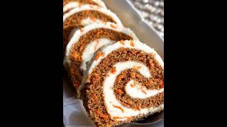 Download lagu Carrot Cake Roll with Cream Cheese Frosting🥕 | Easy Spring Dessert Recipe mp3