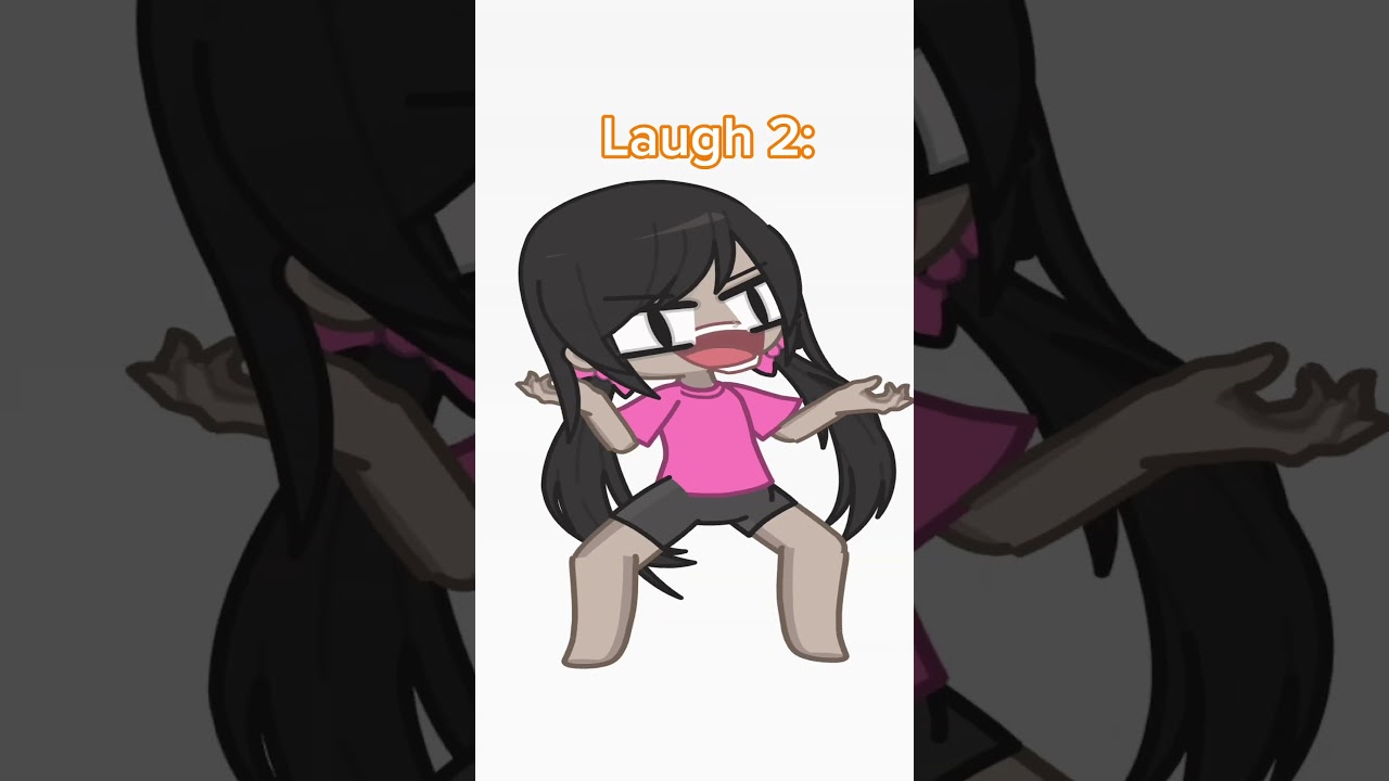 Which laugh suits Aniyah better?!😍 #gacha#gachalife#meme#trend#