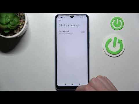 How to Lock SIM Card with SIM PIN on XIAOMI Redmi 10C - Set SIM Lock