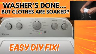 Why Are My Clothes Still Wet in the Washer? Easy DIY Fix